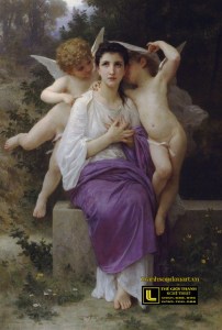 tranh-son-dau-co-dien-Bouguereau_Leveil_du_coeur_(1892) 